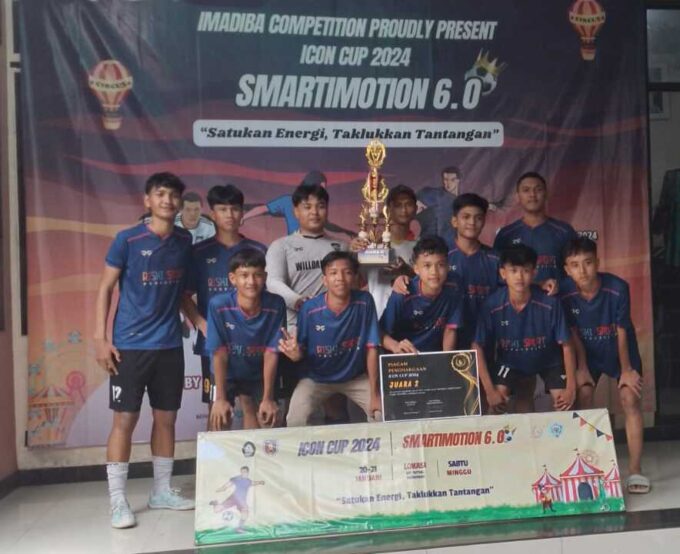 Tim Futsal SMKS PGRI Batang Mendapat Juara 2 di Imadiba Cup 3